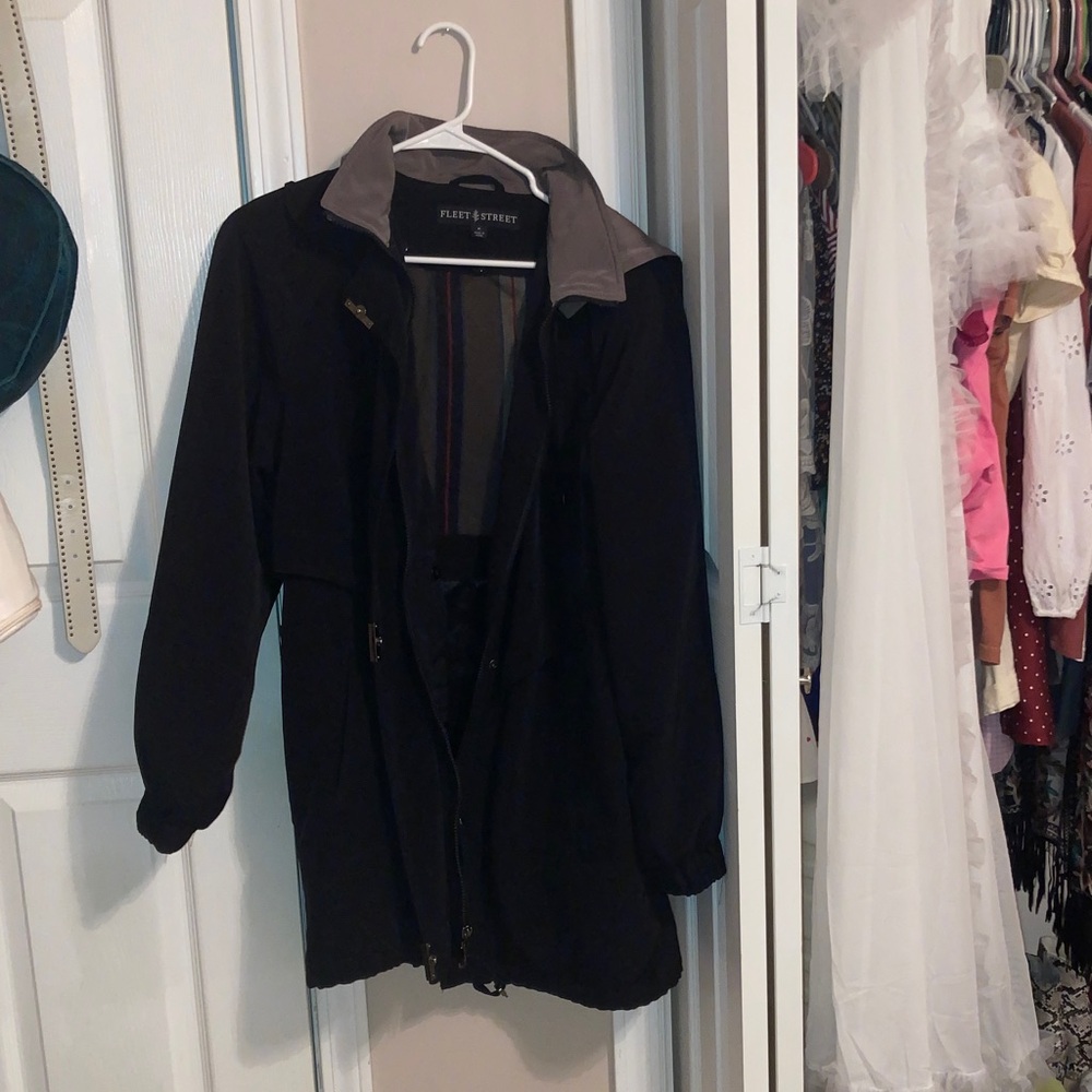 Fleet Street Heavy, Quality Women's Black Jacket w Pockets
